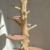 One Of A Kind Natural Cedar Cat Climbing Tree