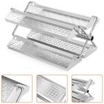 Onlyfire Stainless Steel Rotating Trays BBQ Rotisserie Basket