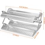 Onlyfire Stainless Steel Rotating Trays BBQ Rotisserie Basket