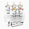 Onyx Stainless Steel Ice Pop Molds
