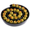 Optical Illusion Olive Tray