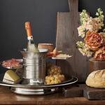 Optima Sip 'n' Serve - Chilled Wine Server / Swiveling Appetizer Trays