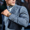 Original Grain Wooden Whiskey Barrel Watch
