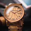Original Grain Wooden Whiskey Barrel Watch