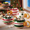 Ornament Ball Holiday Mugs - Set of 4