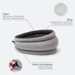 Ostrich Pillow Light - Wearable 2-in-1 Travel Pillow and Eye Mask