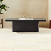 Outdoor Concrete Coffee Table w/ Built-In Beverage Tub