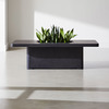 Outdoor Concrete Coffee Table w/ Built-In Beverage Tub