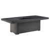 Outdoor Concrete Coffee Table w/ Built-In Beverage Tub