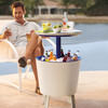 Outdoor Side Table / Beverage Cooler