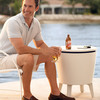 Outdoor Side Table / Beverage Cooler