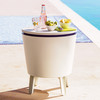 Outdoor Side Table / Beverage Cooler