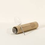 Outdoor Wine Glasses with Stainless Steel Stems for Soil or Sand