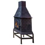 Outdoor Wood-Burning Fireplace, Pizza Oven, Grill, and Chiminea