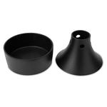 Outset Cast Iron Beer Can Chicken Holder and Garlic Roaster