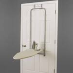 Over-the-Door Ironing Board with Iron Holder