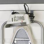 Over-the-Door Ironing Board with Iron Holder
