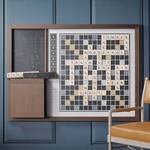 Oversized Wall Scrabble Game - Solid Wood Frame and Magnetic Tiles
