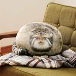 Pallas' Cat 3D Wildcat Pillow