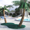 Palm Tree Hammock Stand with Cooling Mist Sprayers