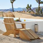 Paso Teak Adirondack Chair with Ottoman