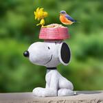 Peanuts Snoopy Bird Feeder and Woodstock Bird Bath