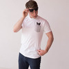 Peeking Cat Pocket T-Shirt