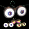 Peep n' Peepers - Spooky Illuminated Eyes to Hide in the Bushes