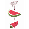 Pepo Forest Watermelon Cutter - Creates Tree-Shaped Slices
