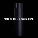 Pepper Cannon - High Output Pepper Mill Grinds 10X the Amount