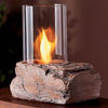 Real Flame Ledgerock Tabletop Firepit