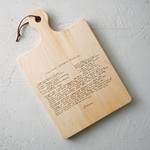 Personalized Artisan Recipe Cutting Board