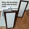 PetFusion ModestCat - Stylish Litter Box Privacy Screen