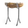 Petrified Wood Accent Table