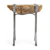 Petrified Wood Accent Table