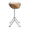 Petrified Wood Accent Table