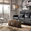 Petrified Wood Stump End Table