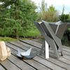 Phoenix Blossom - Sculptural Stainless Steel Fire Pit