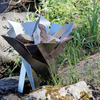 Phoenix Blossom - Sculptural Stainless Steel Fire Pit