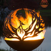 Phoenix Rising Fire Pit Sphere