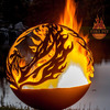 Phoenix Rising Fire Pit Sphere