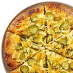 Pickle Pie - Sliced Dill Pickles and Crunchy Potato Chips Pizza
