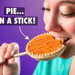 Pie Lollipops on a Stick - Real Pie Crust Shells!