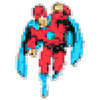 Pixelated Superhero Fridge Magnet Set