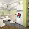Pixelated Superhero Fridge Magnet Set