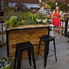 Plant-A-Bar - Wooden Outdoor Bar And Planter