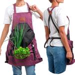 Pocket Apron - Gardening Apron With a Deep Kangaroo-Style Pouch Pocket