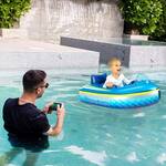 PoolCandy Inflatable Motorized Baby/Toddler Boat with Remote Control