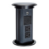 Pop-Up Socket - Recessed Power Outlet w/ Wireless Charging and Bluetooth Speaker