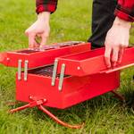 Portable Charcoal Grill Toolbox
